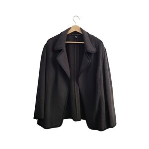 LINDA ALLARD ELLEN TRACY Women's Wool Blend Minimalist Blazer - Size 16